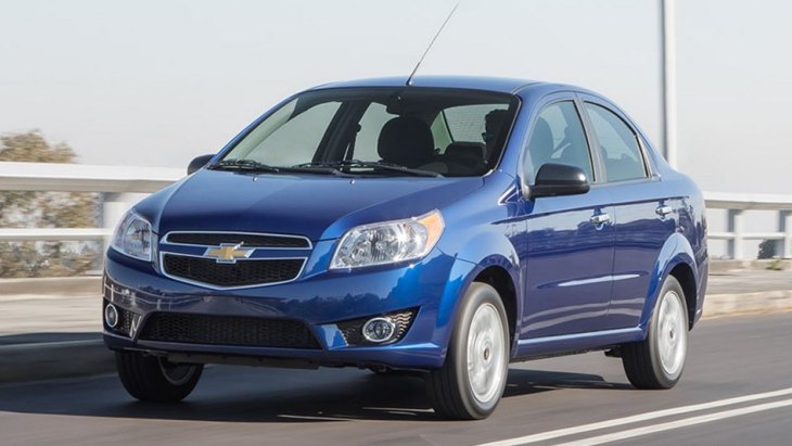 Обновлённый седан Chevrolet Aveo