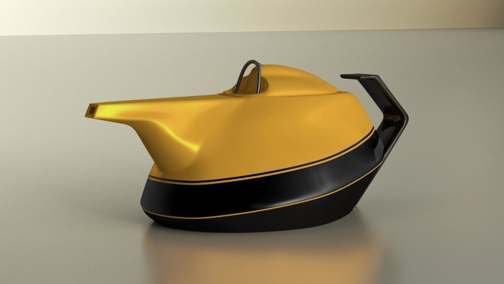 Юбилейный чайник Renault Yellow Teapot