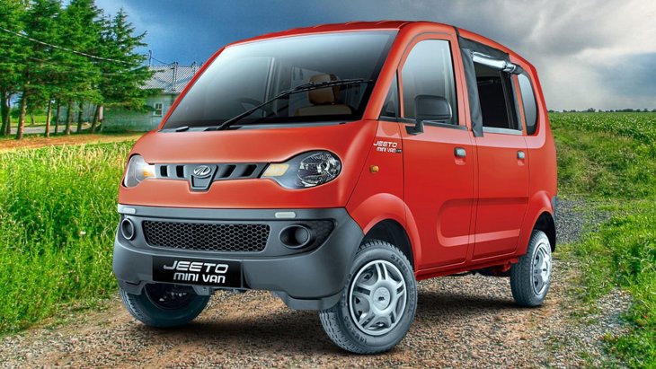 mahindra jeeto minivan