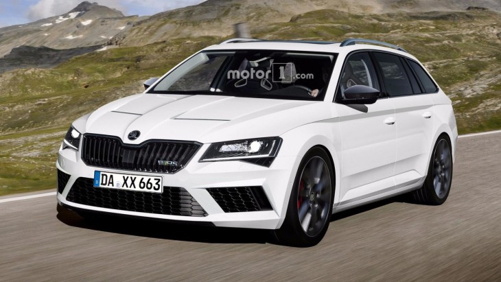 «Заряженный» универсал Skoda Superb Combi RS «Заряженный» универсал Skoda Superb Combi RS