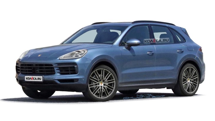 Независимый рендер нового Porsche Cayenne