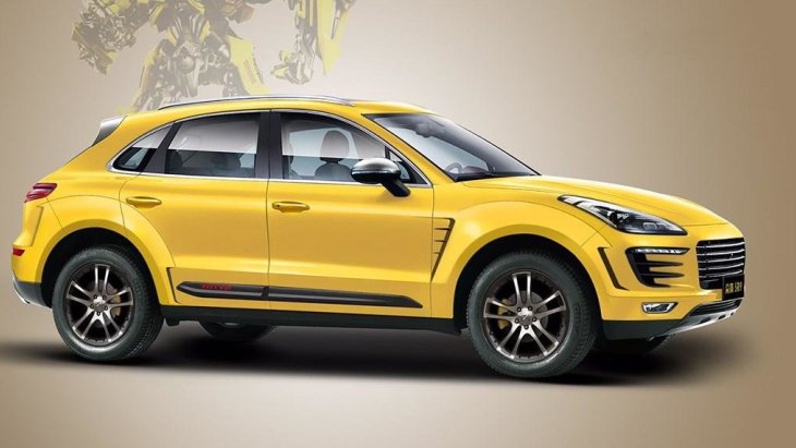 Zotye SR9 в фирменном обвесе