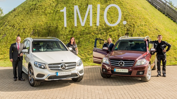 Фотосессия в честь выпуска миллионного внедорожника Mercedes-Benz GLC Фотосессия в честь выпуска миллионного внедорожника Mercedes-Benz GLC