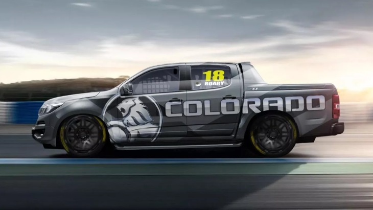 Гоночный пикап Holden Colorado для чемпионата SuperUte