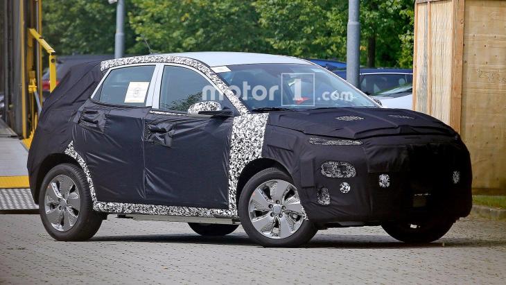 Прототип электрического кроссовера Hyundai Kona Прототип электрического кроссовера Hyundai Kona