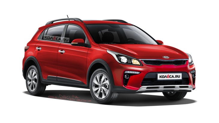 Рендер кросс-хэтчбека KIA Rio Cross