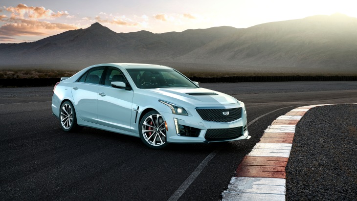 «Заряженный» седан Cadillac CTS-V Glacier Metallic Edition