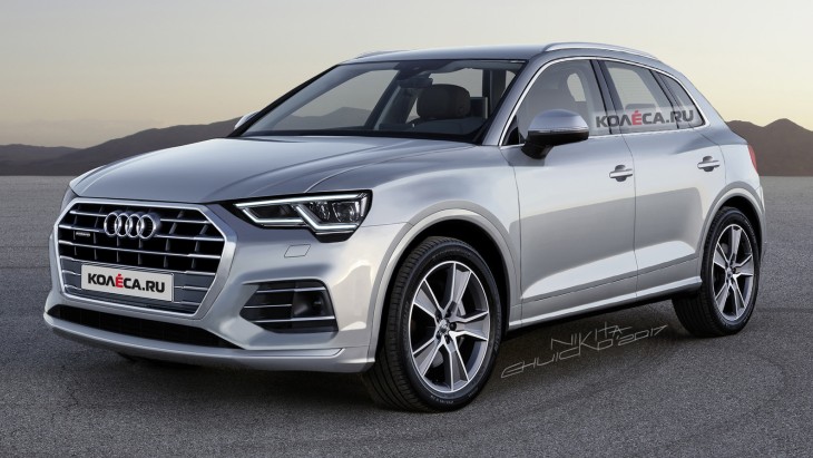 Независимый рендер кроссовера Audi Q3 нового поколения Независимый рендер кроссовера Audi Q3 нового поколения