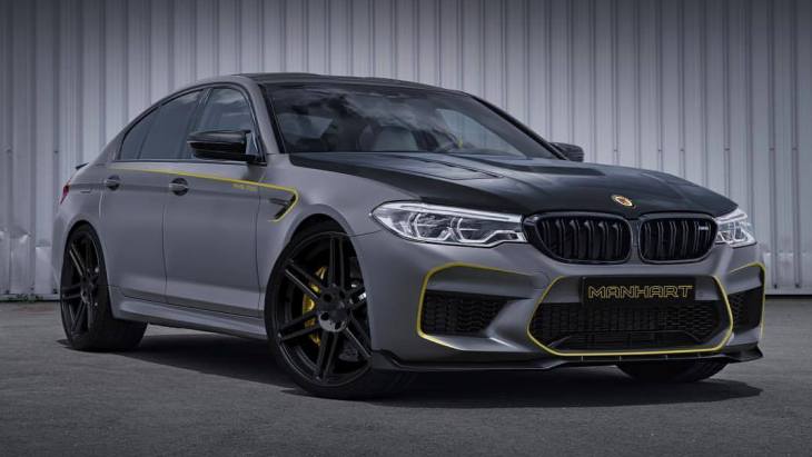 Официальный тизер модернизированного BMW M5 by Manhart