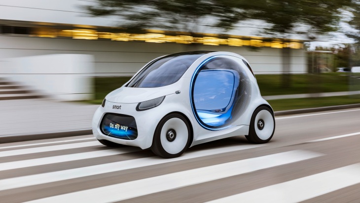 Концепт автономного электрокара Smart Vision EQ ForTwo Concept