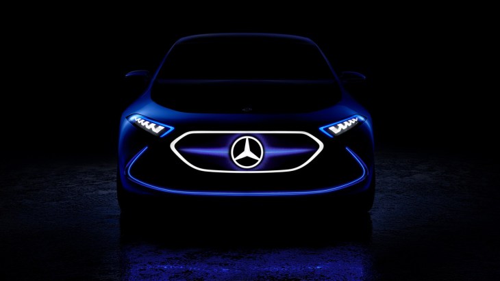 Тизер концептуального электрокара Mercedes-Benz EQ A Concept Тизер концептуального электрокара Mercedes-Benz EQ A Concept