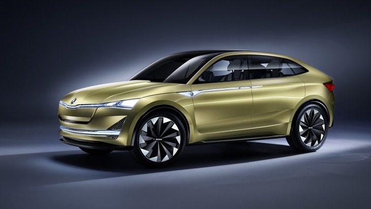 Обновлённый кроссовер Skoda Vision E Concept