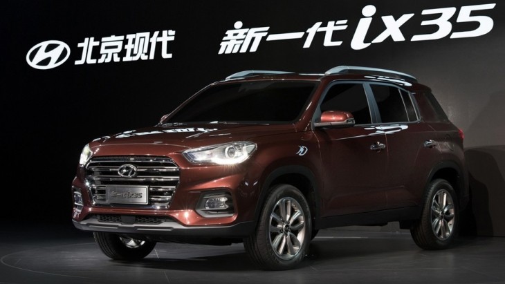 Прототип нового Hyundai ix35, представленный в апреле