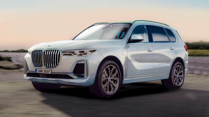 Независимый рендер флагманского внедорожника BMW X7