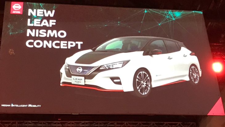 Концептуальный электрокар Nissan Leaf Nismo Concept Концептуальный электрокар Nissan Leaf Nismo Concept