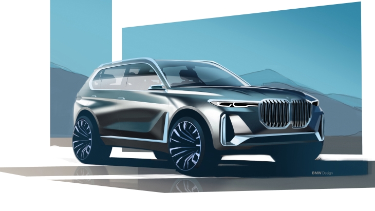 Концепт флагманского внедорожника BMW Concept X7 iPerformance