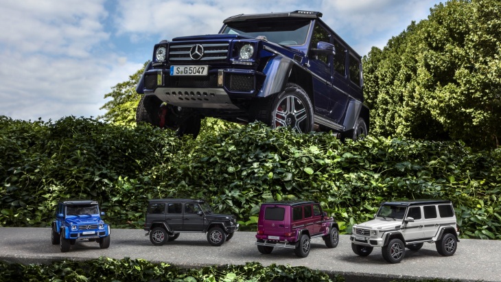 Игрушечный внедорожник Mercedes-Benz G500 4x4² Игрушечный внедорожник Mercedes-Benz G500 4x4²