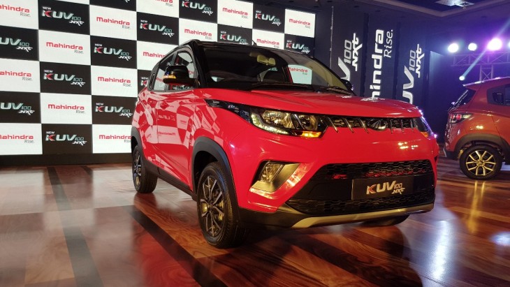 Обновлённый кроссовер Mahindra KUV100 NXT