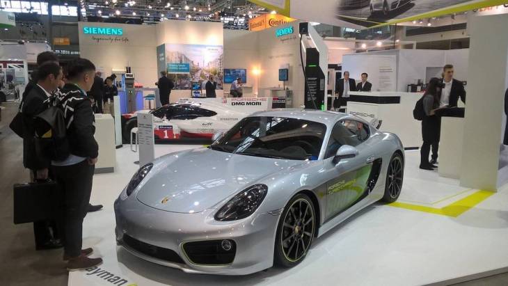 Концепт электрического купе Porsche Cayman e-volution Concept