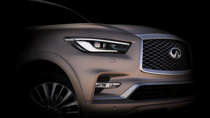 Тизер внедорожника Infiniti QX80 нового поколения Тизер внедорожника Infiniti QX80 нового поколения