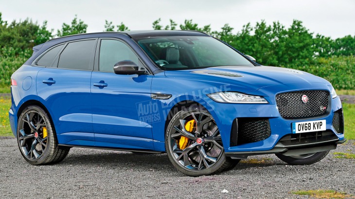 Рендер «заряженного» Jaguar F-Pace SVR