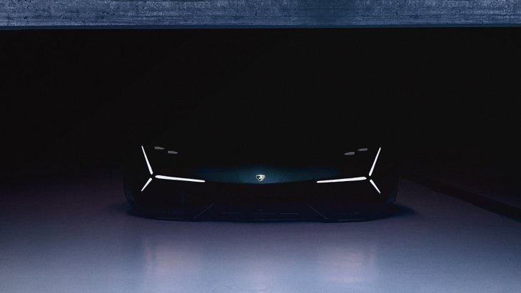Официальный тизер новой модели Lamborghini