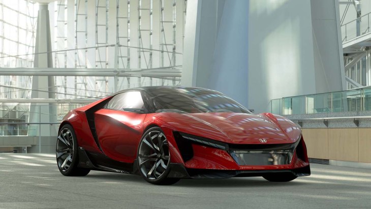 Виртуальный спорткар Honda Sports Vision Gran Turismo Concept