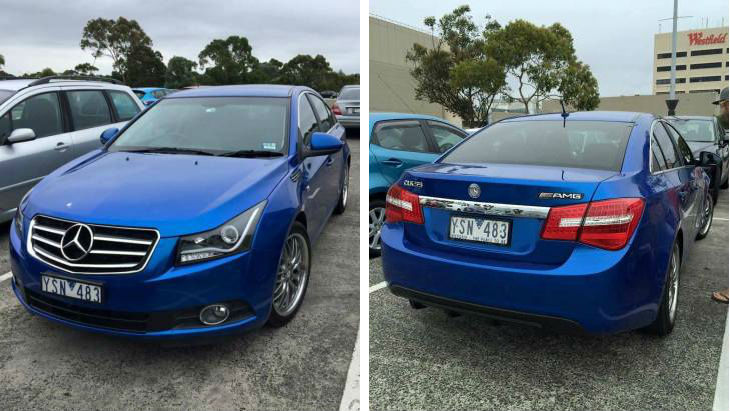 Седан Holden Cruze в стиле «заряженного» Mercedes-Benz AMG Седан Holden Cruze в стиле «заряженного» Mercedes-Benz AMG