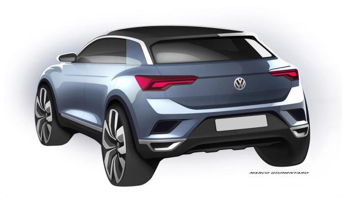 Скетч кроссовера Volkswagen T-Roc