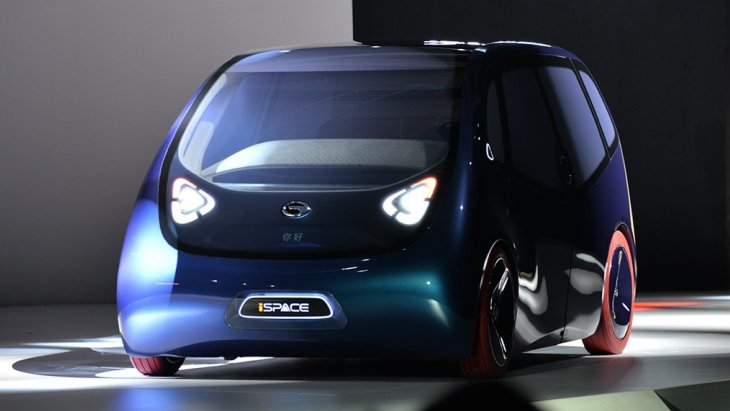 Беспилотный электрический микроавтобус GAC iSPACE Zhaopin Беспилотный электрический микроавтобус GAC iSPACE Zhaopin