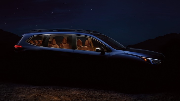Официальный тизер семиместного внедорожника Subaru Ascent Официальный тизер семиместного внедорожника Subaru Ascent