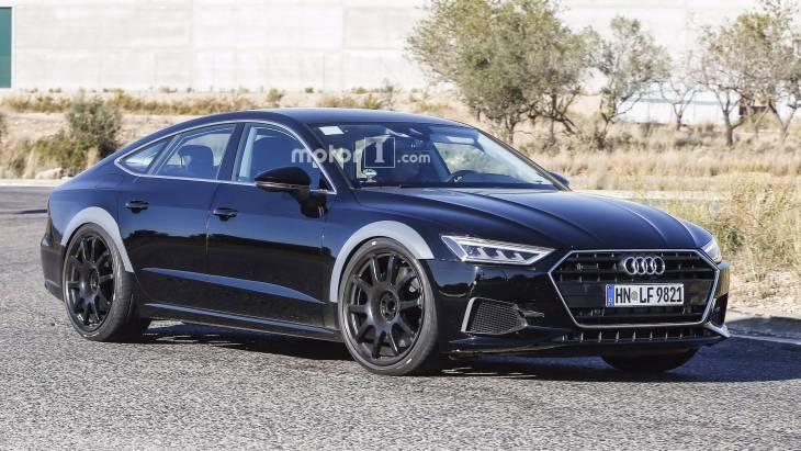 Тестовый мул «заряженного» Audi RS7 Sportback нового поколения Тестовый мул «заряженного» Audi RS7 Sportback нового поколения