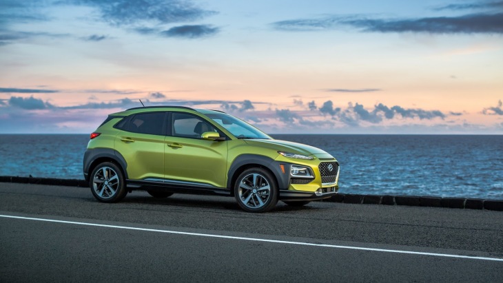 Компактный кроссовер Hyundai Kona в американской спецификации Компактный кроссовер Hyundai Kona в американской спецификации