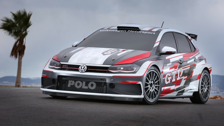 Раллийный Volkswagen Polo GTI R5 2018 года