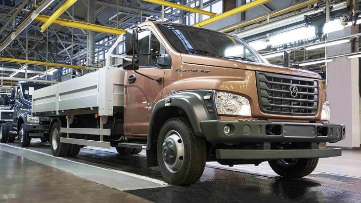 Новый грузовик «ГАЗон NEXT» полной массой 10 тонн