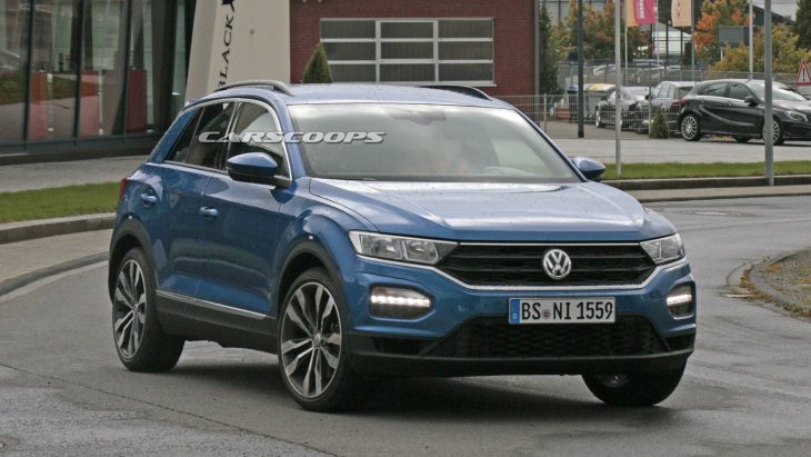 Тестовый прототип «заряженного» Volkswagen T-Roc R