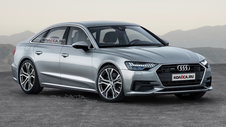 Независимый рендер седана Audi A6 нового поколения Независимый рендер седана Audi A6 нового поколения