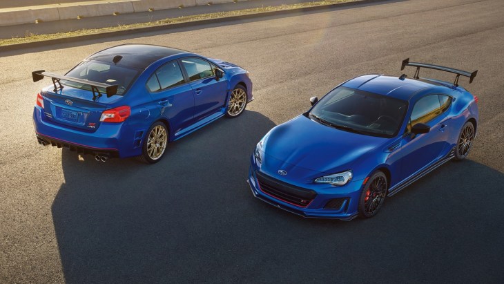 Subaru WRX STI Type RA и Subaru BRZ tS Subaru WRX STI Type RA и Subaru BRZ tS