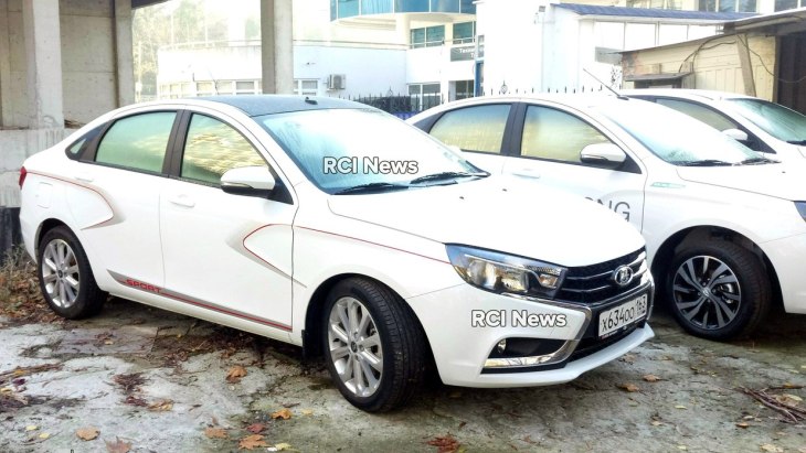 Тестовый прототип спортивного седана LADA Vesta Sport Тестовый прототип спортивного седана LADA Vesta Sport