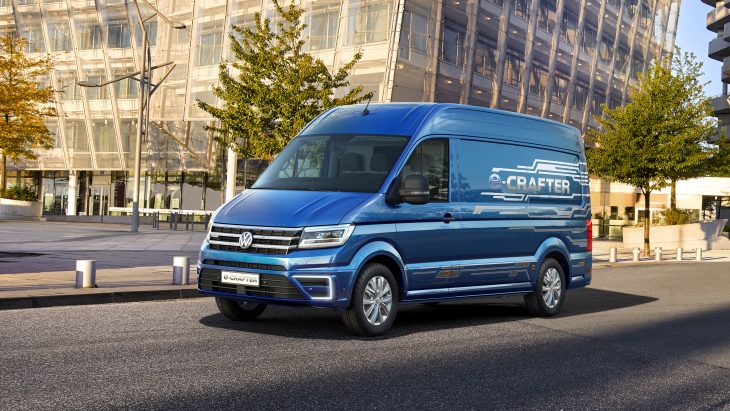 Электрический фургон Volkswagen e-Crafter Prototype