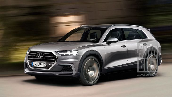 Рендер флагманского кроссовера Audi Q9