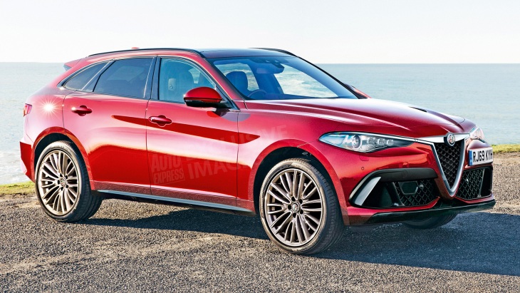 Рендер флагманского внедорожника Alfa Romeo Castello