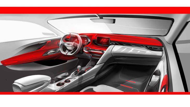 Интерьер Hyundai Veloster нового поколения