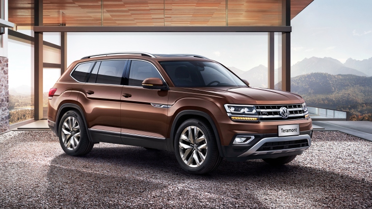 Внедорожник Volkswagen Teramont в китайской спецификации Внедорожник Volkswagen Teramont в китайской спецификации