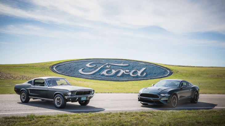 Оригинальный Ford Mustang Bullitt и Ford Mustang Bullitt 2019 модельного года
