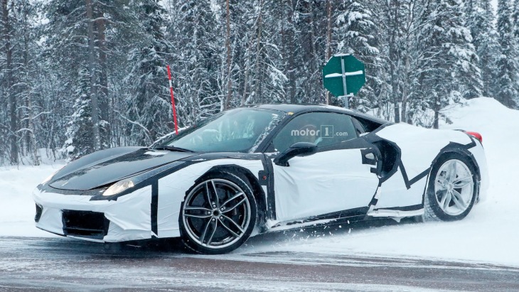 Тестовый прототип экстремального купе Ferrari 488 GTO