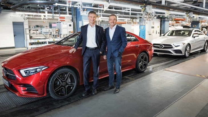 Производство нового Mercedes-Benz CLS в Зиндельфингене