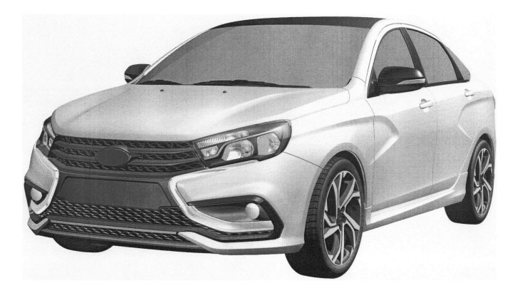 Патентные изображения LADA Vesta Sport