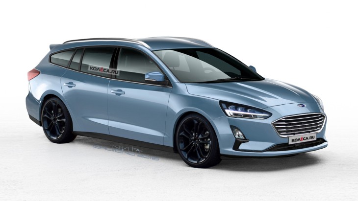 Независимый рендер универсала Ford Focus нового поколения Независимый рендер универсала Ford Focus нового поколения