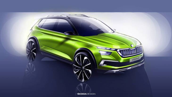 Концепт нового кроссовера Skoda Vision X Concept